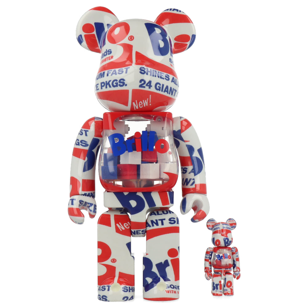 400% + 100% Bearbrick Andy Warhol Brillo 2022