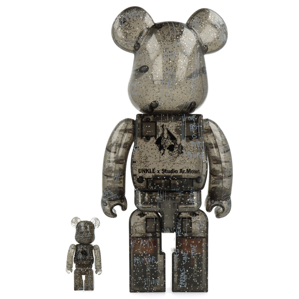 400% + 100% Bearbrick UNKLE x Studio Ar.Mour.