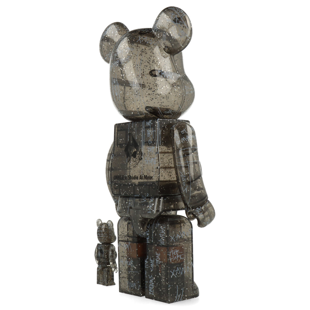 400% + 100% Bearbrick UNKLE x Studio Ar.Mour.