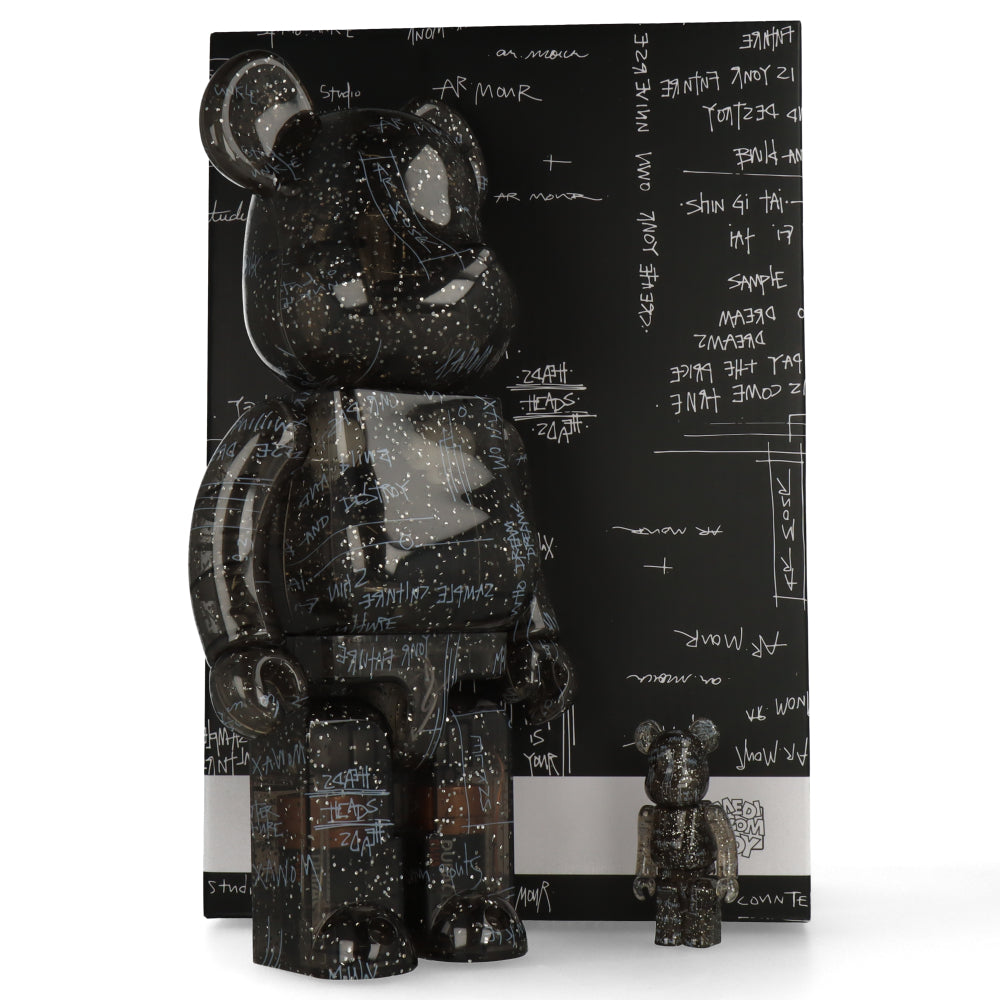 400% + 100% Bearbrick UNKLE x Studio Ar.Mour.