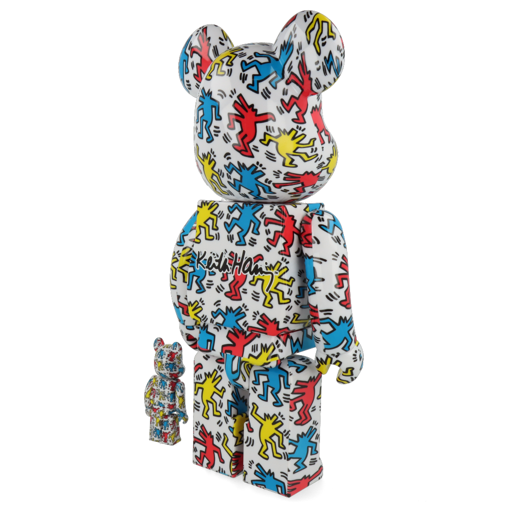 400% + 100% Bearbrick Keith Haring V9