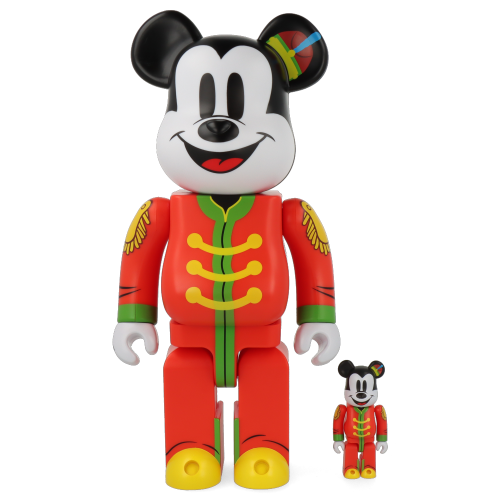 400% + 100% Bearbrick Mickey Mouse The Band Concert