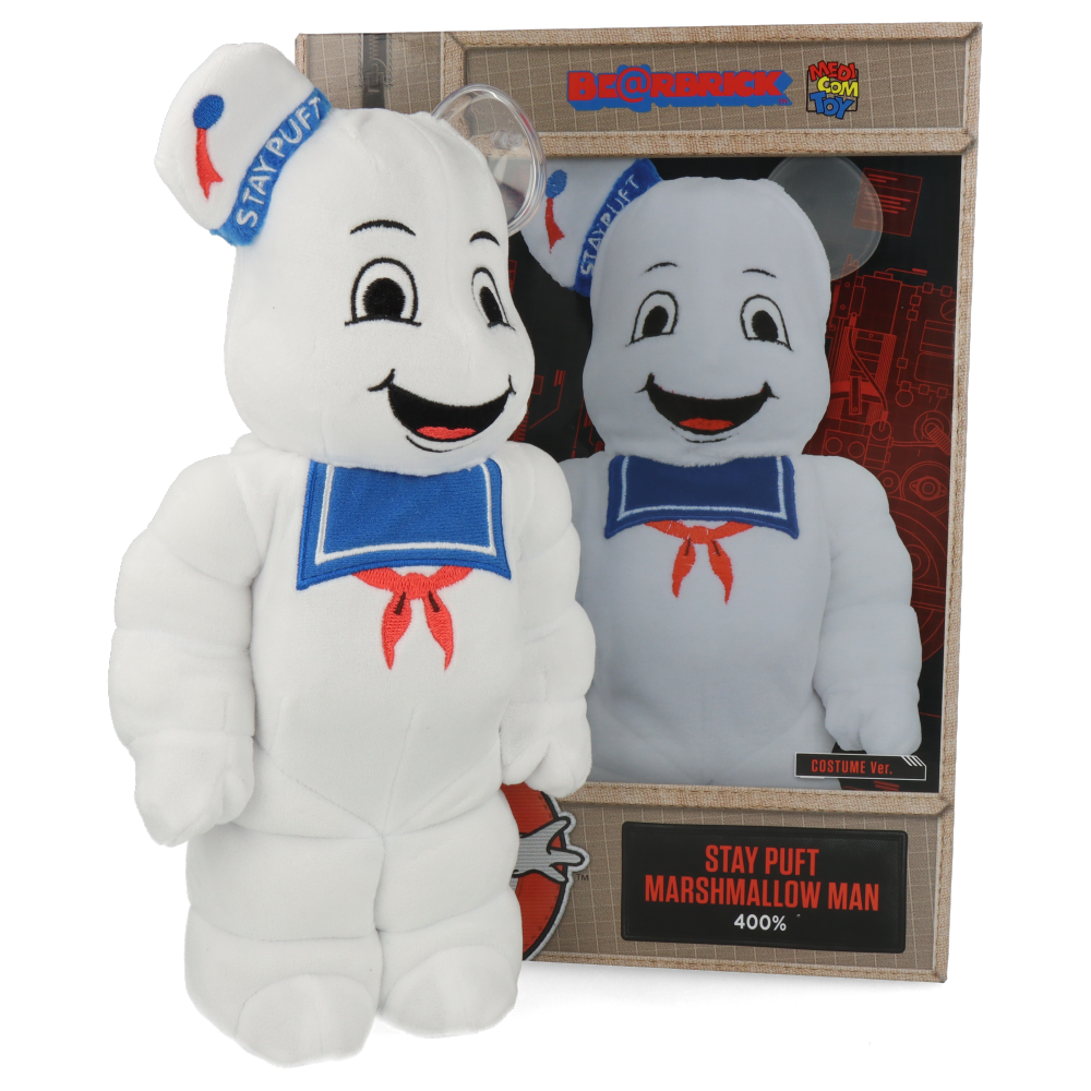 400% Bearbrick Stay Puft Marshmallow Man Costume Ver. (Ghostbusters)