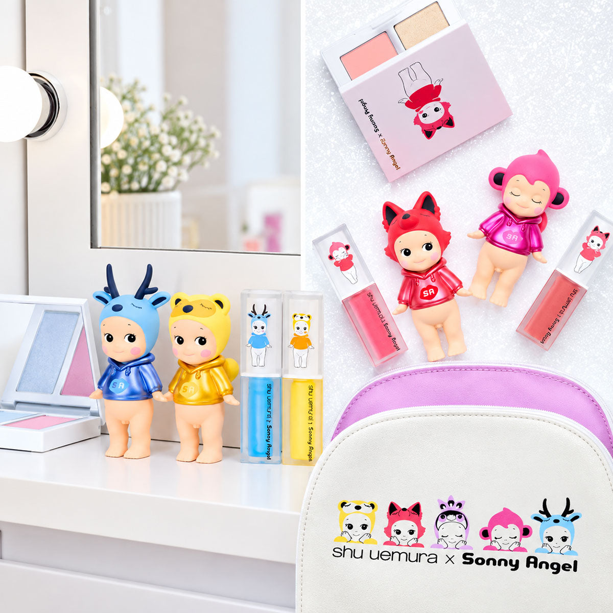Sonny Angel x shu uemura Makeup Angel Series blind box
