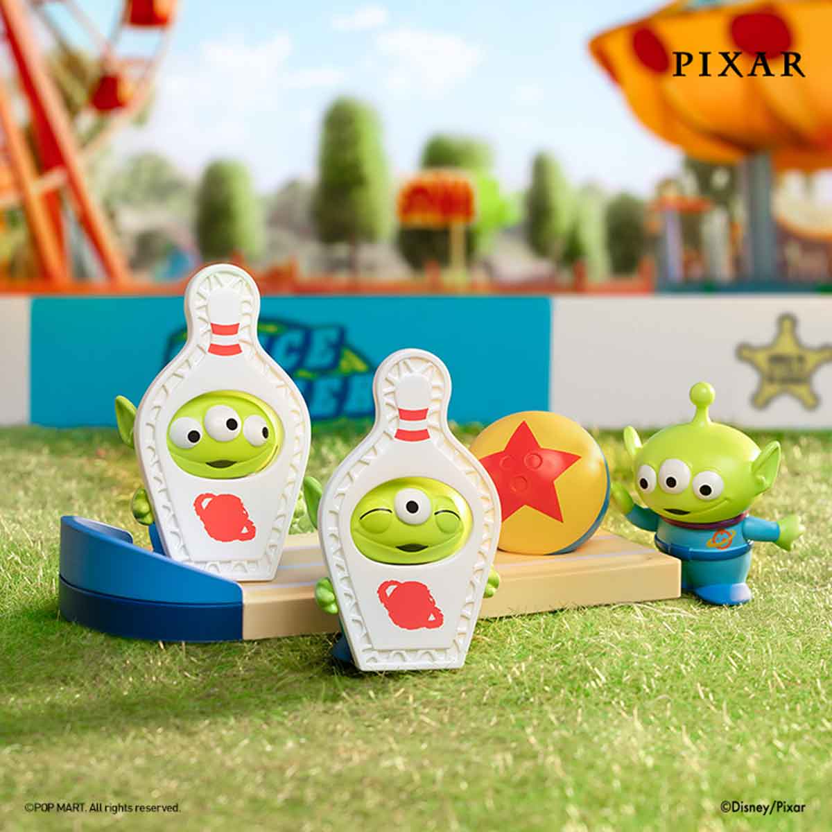 Pixar Alien Party Games -Serie -Szene - Display (8 PCs)