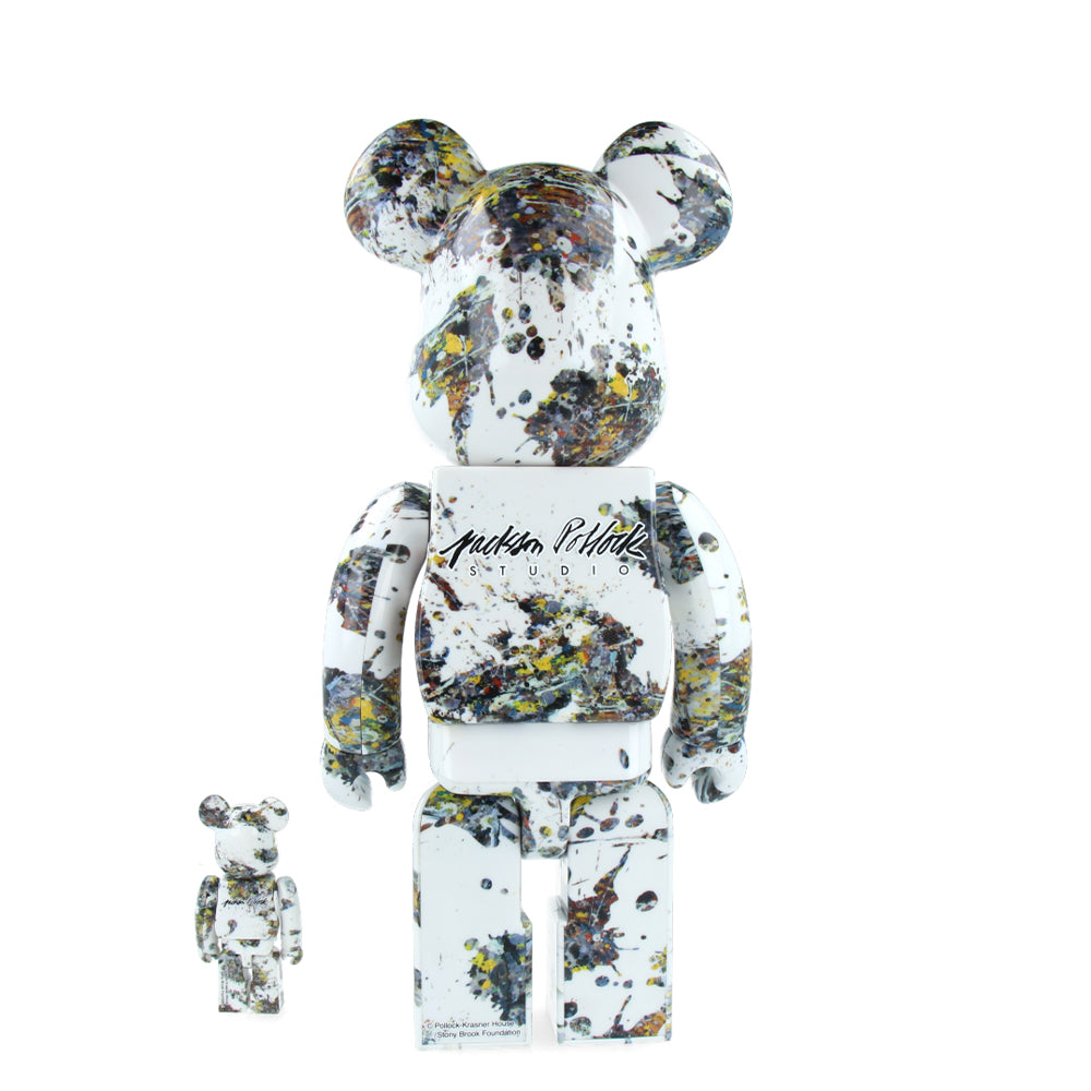 400% + 100% Bearbrick Jackson Pollock Studio (SPLASH)