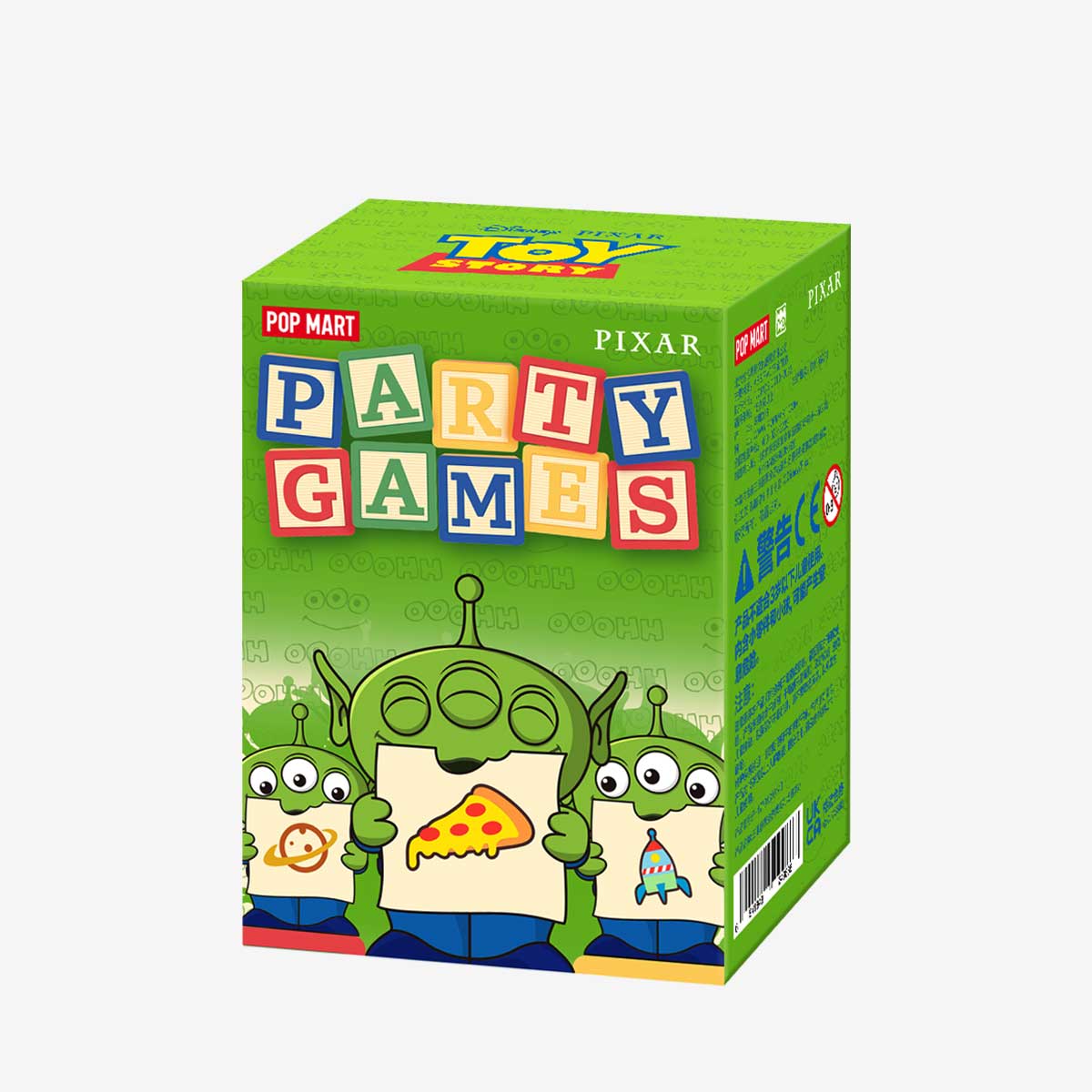 Sets de escena de la serie Pixar Alien Party Games - Display (8 PC)