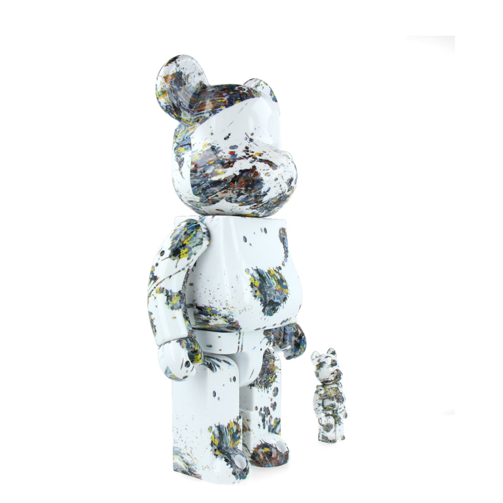 400% + 100% Bearbrick Jackson Pollock Studio (SPLASH)