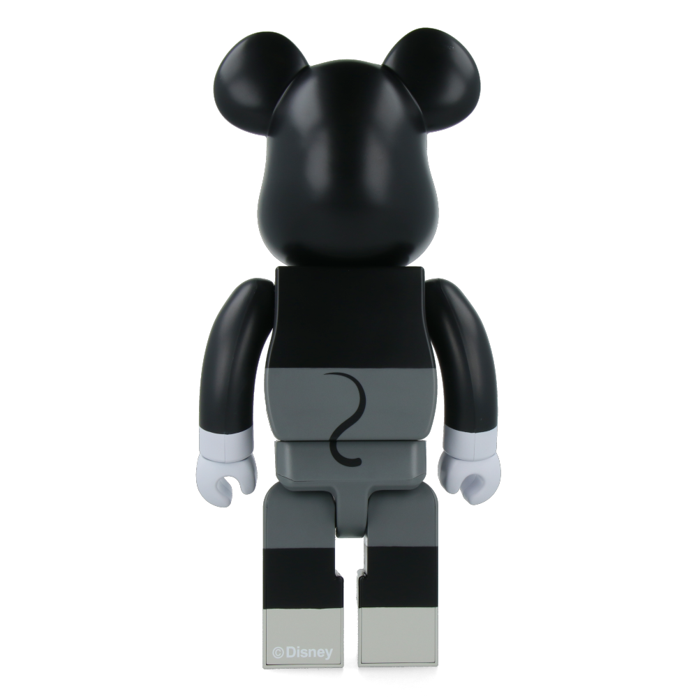 400% & 100% Bearbrick Mickey Mouse Black & White - Mickey Mouse & Friends