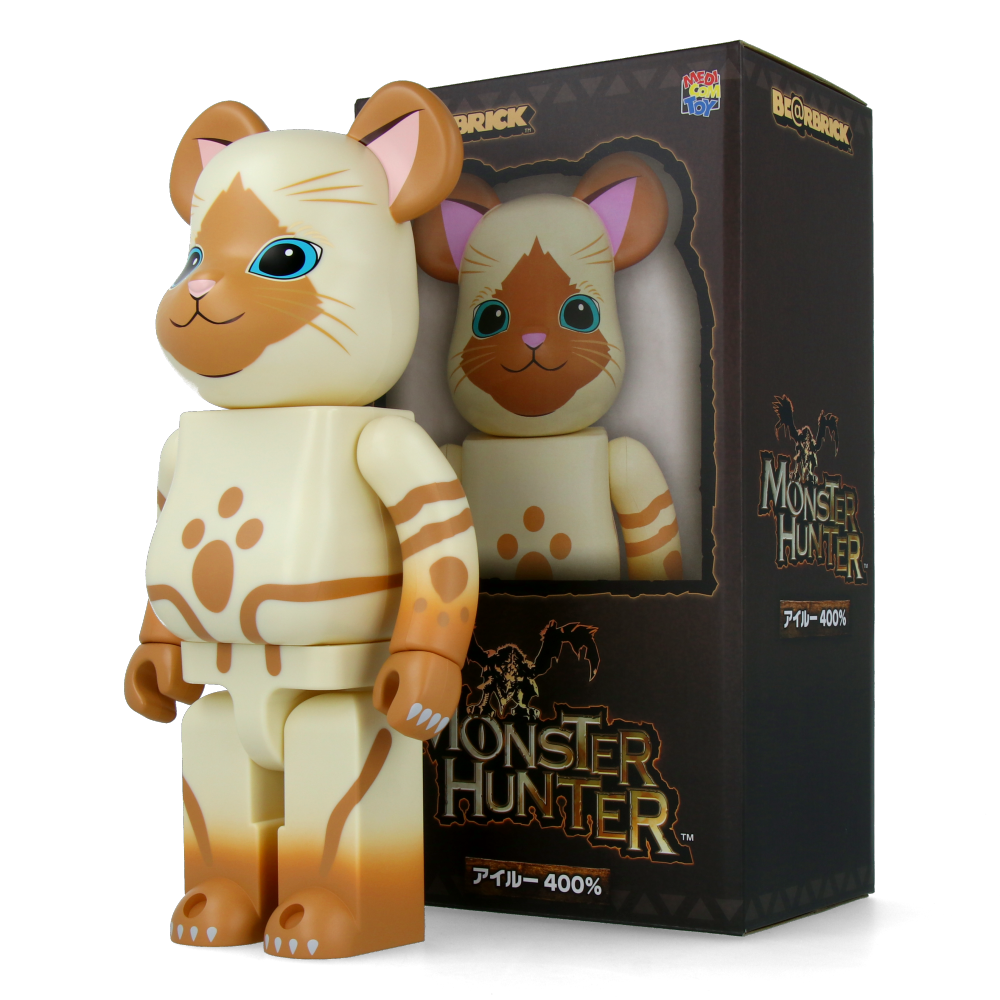 400% Bearbrick Airou (Monster Hunter)