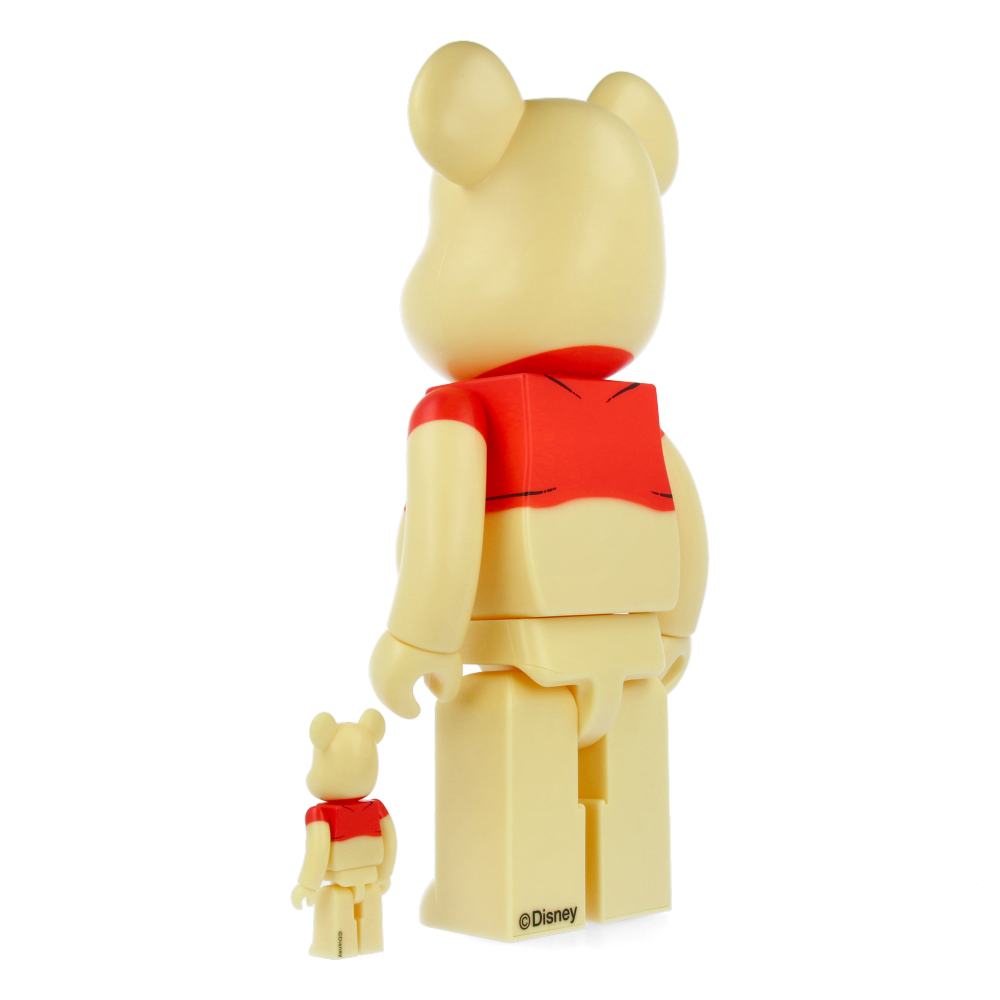 400% + 100% Bearbrick Winnie the Pooh - Classic Pooh Ver.