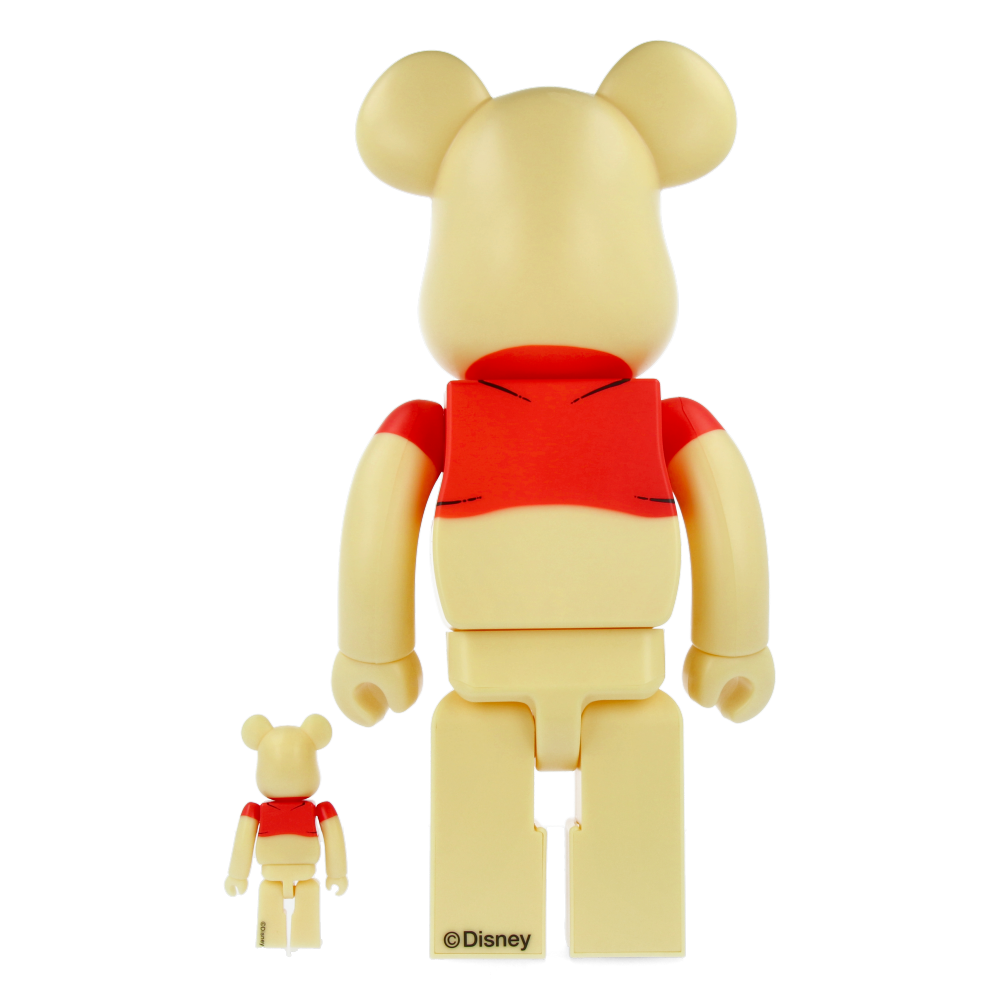 400% + 100% Bearbrick Winnie the Pooh - Classic Pooh Ver.