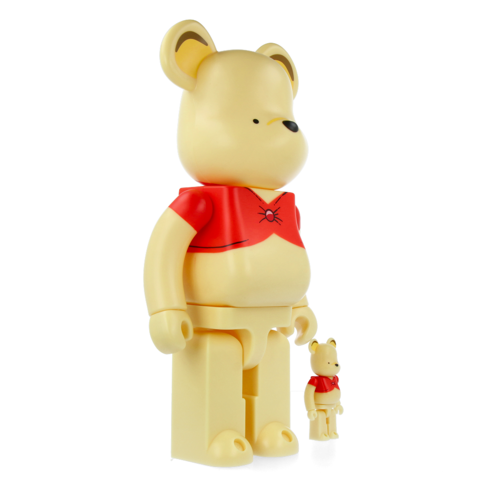 400% + 100% Bearbrick Winnie the Pooh - Classic Pooh Ver.