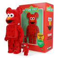 400% + 100% Bearbrick Elmo Flocky Ver.