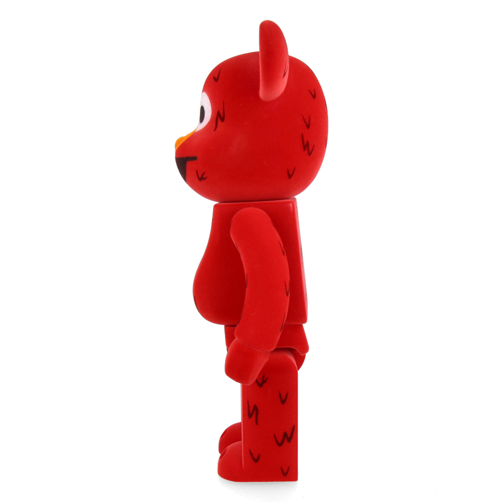 400% + 100% Bearbrick Elmo Flocky Ver.