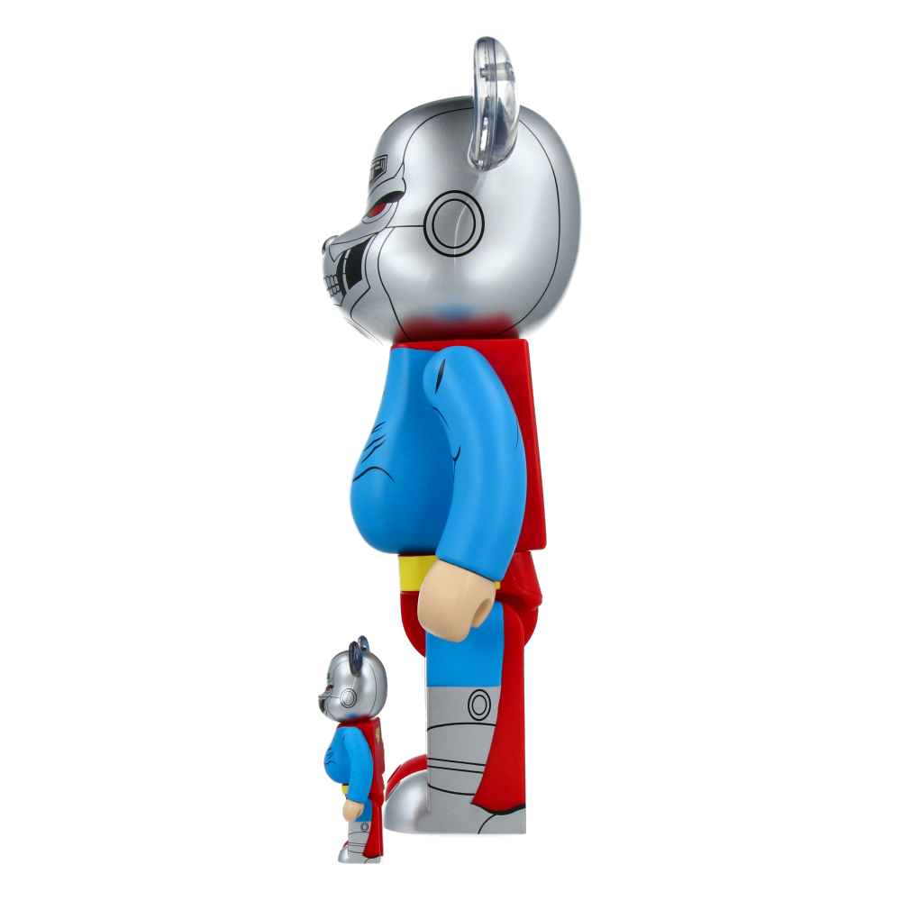 400% + 100% Bearbrick Cyborg Superman (The Return of Superman)