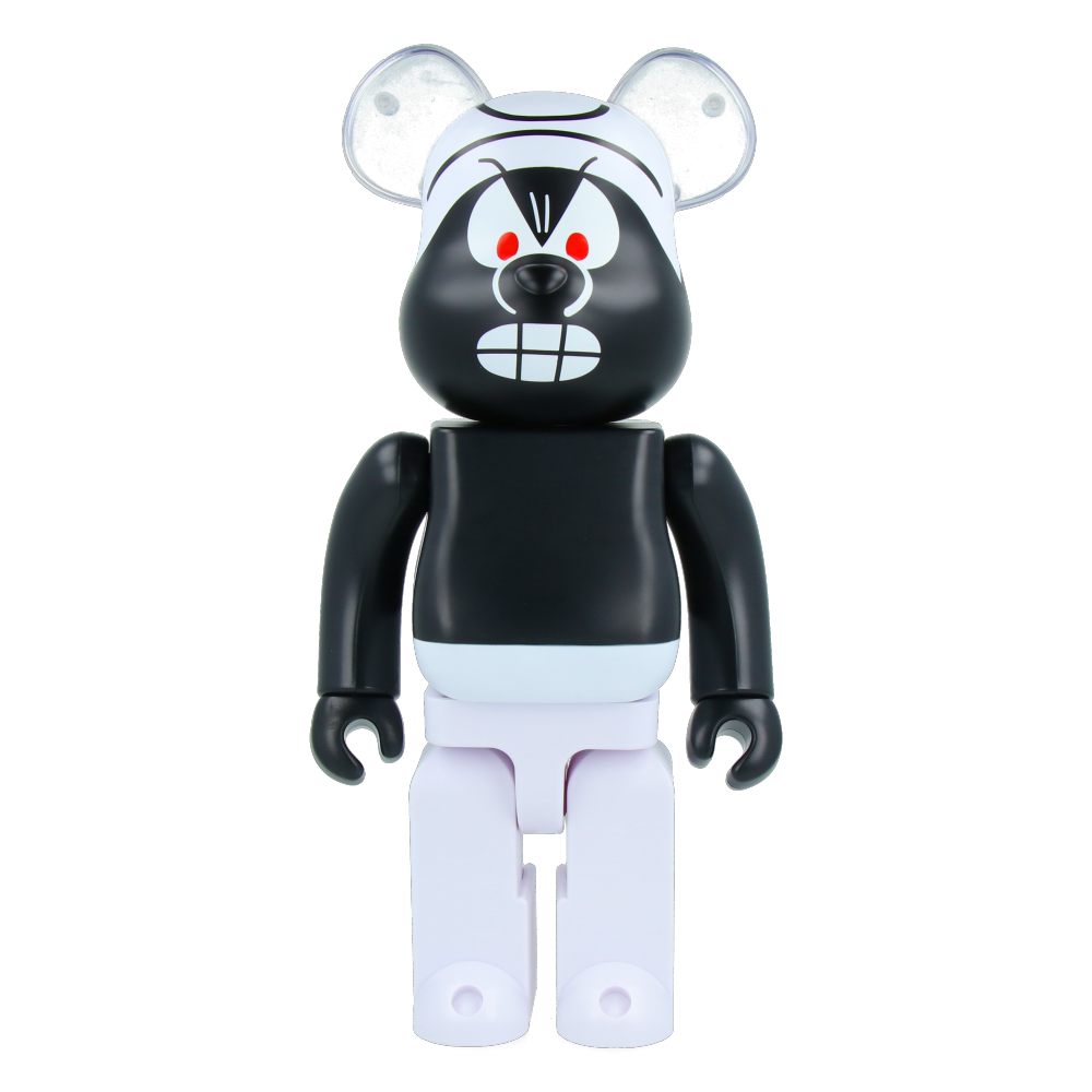 400% Black Bearbrick Smurf