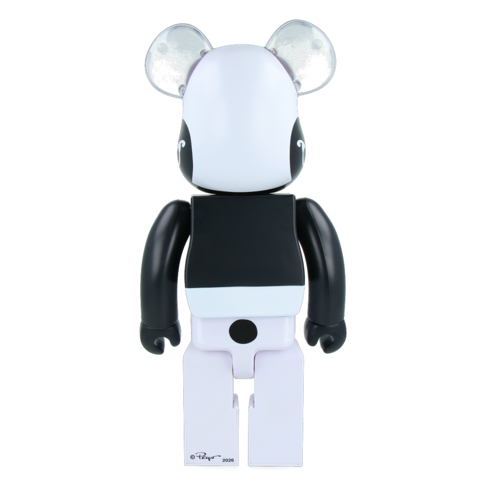 400% Black Bearbrick Smurf