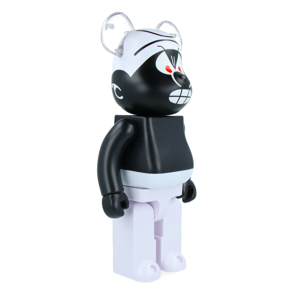 400% Black Bearbrick Smurf