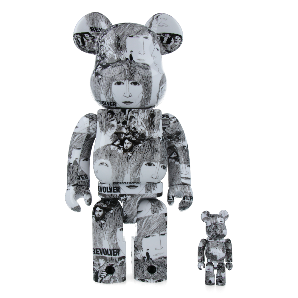 400% + 100% Bearbrick The Beatles - Revolver - Bearbrick Musique