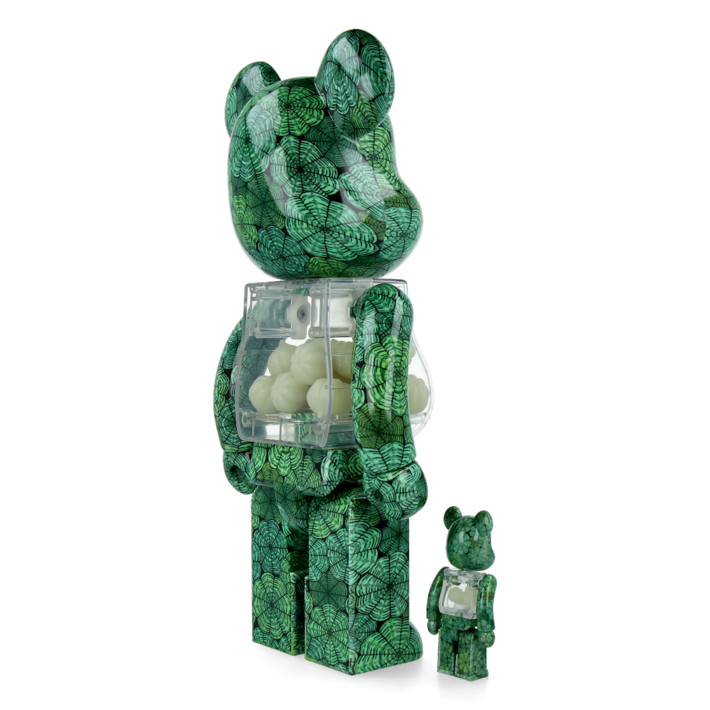400% + 100% Bearbrick Euphorbia Obesa