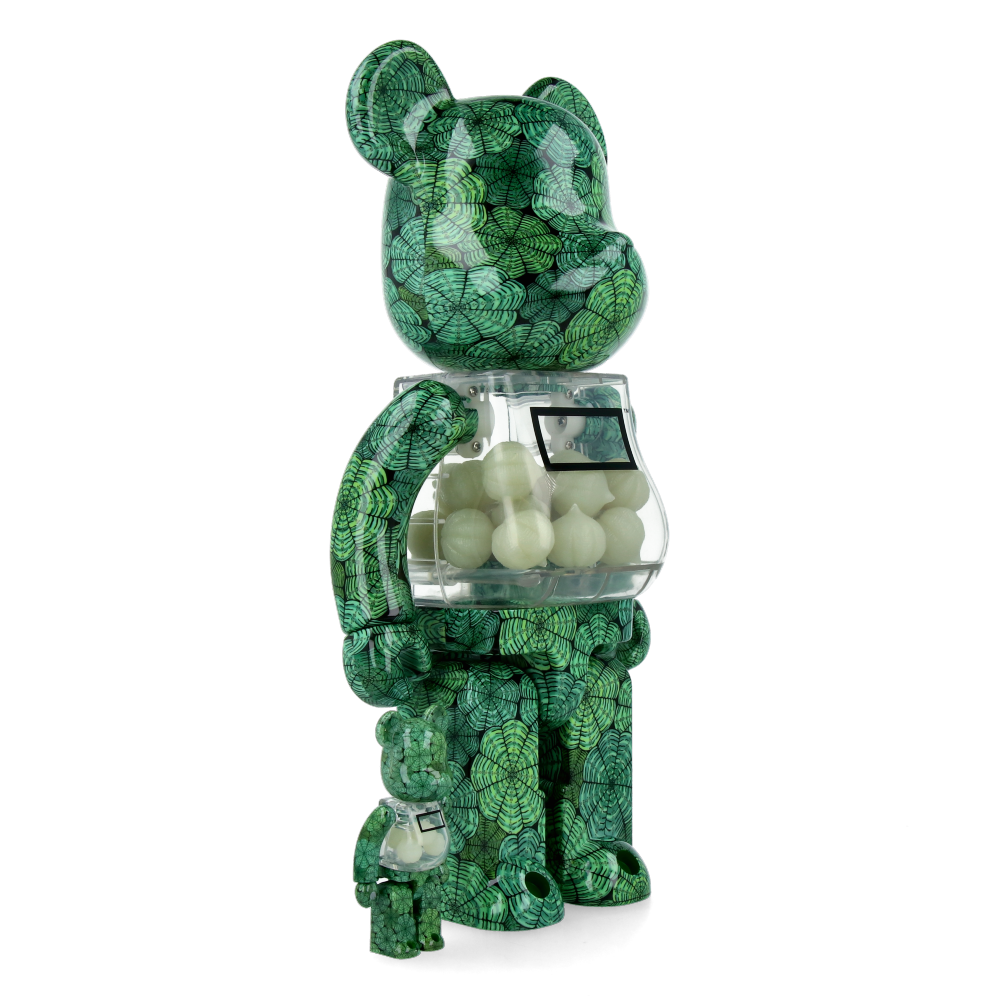 400% + 100% Bearbrick Euphorbia Obesa