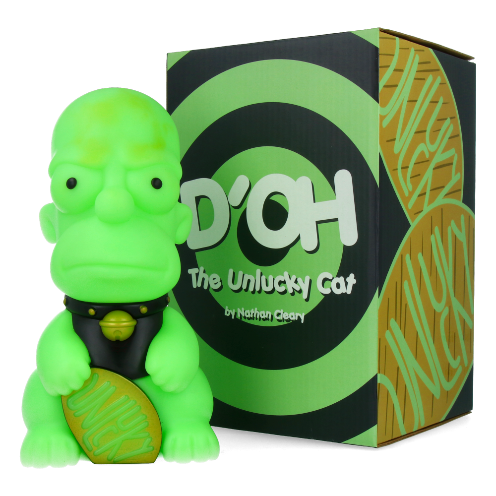 D'OH The Unlucky Cat by Nathan Cleary (Toxic Edition) - Mighty Jaxx