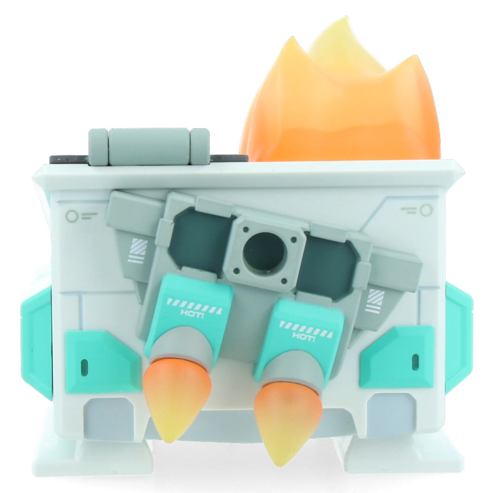 Mecha Dumpster Fire Vinyl Figure