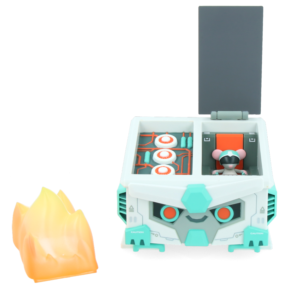 Mecha Dumpster Fire Vinyl Figure