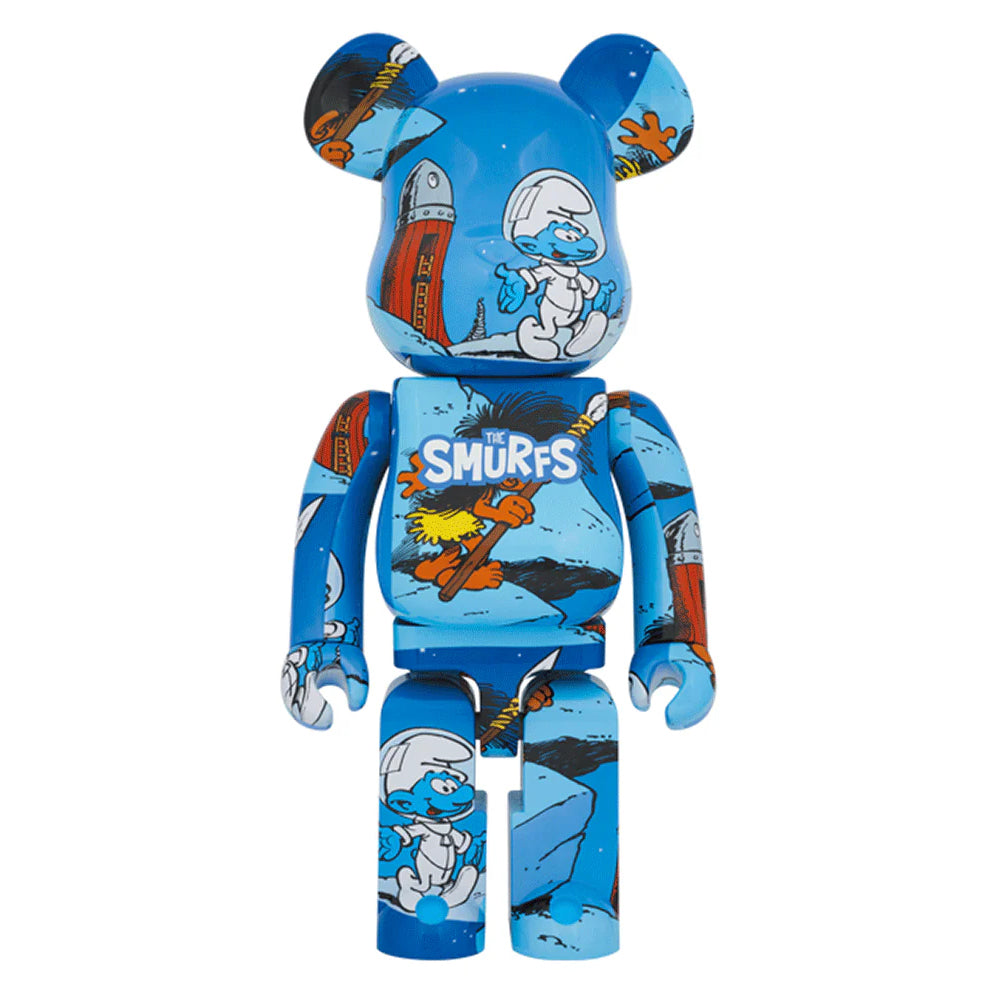 1000% Bearbrick Les Schtroumpfs - Le Cosmoschtroumpf