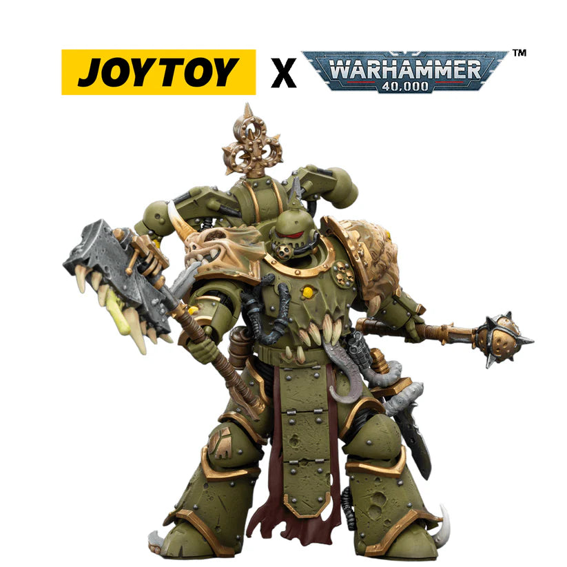 Death Guard
Plague Marine
with Bubotic axe and Plague Knife