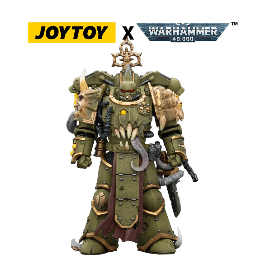 Death Guard
Plague Marine
with Bubotic axe and Plague Knife