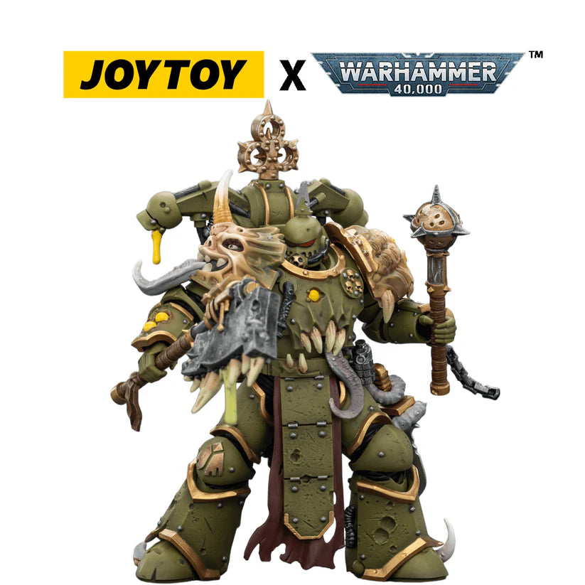 Death Guard
Plague Marine
with Bubotic axe and Plague Knife