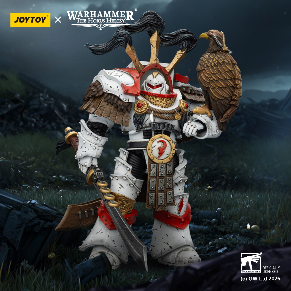 JoyToy X Warhammer The Horus Heresy - White Scars Legion Praetor