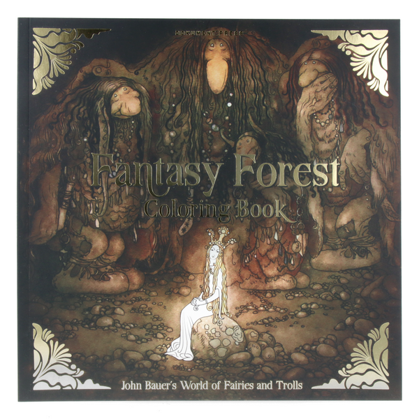 Fantasy Forest Coloring Book - John Bauer - Coloring Book