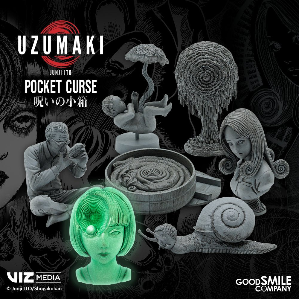 Uzukami Pocket Curse Blind Box Figure - Junji ito