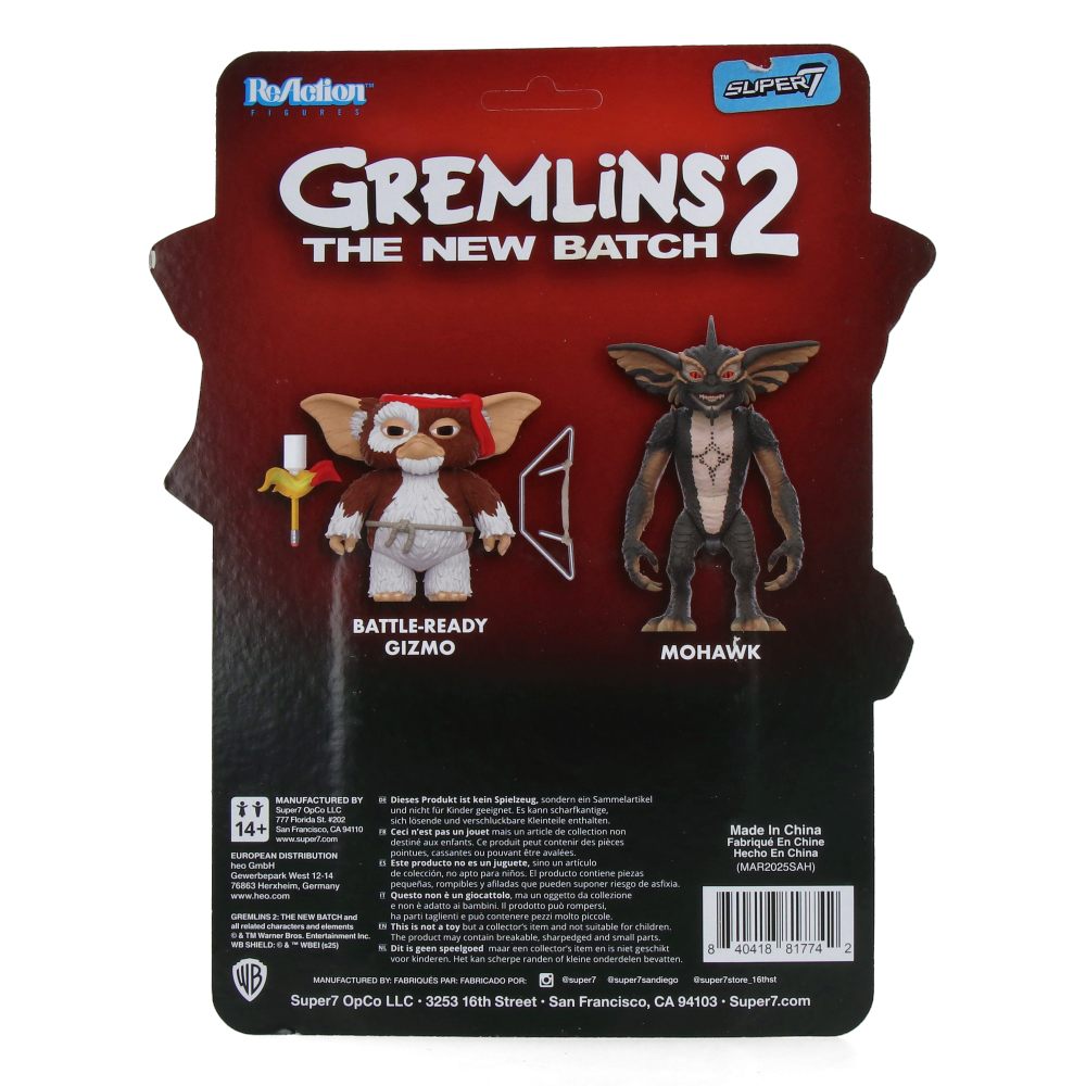 Gizmo (Battle Ready Character Card) - Gremlins ReAction Figures