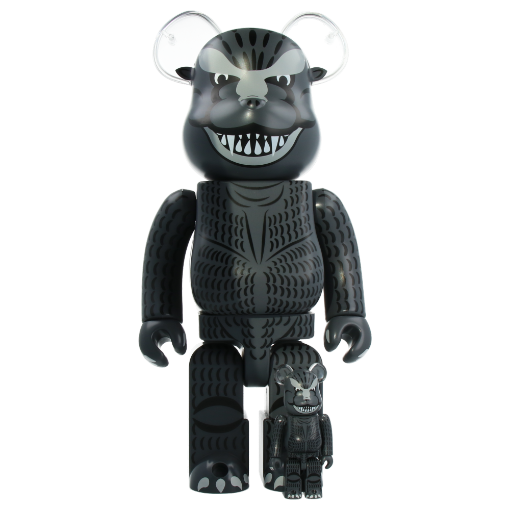 400% + 100% Bearbrick Godzilla (1954)