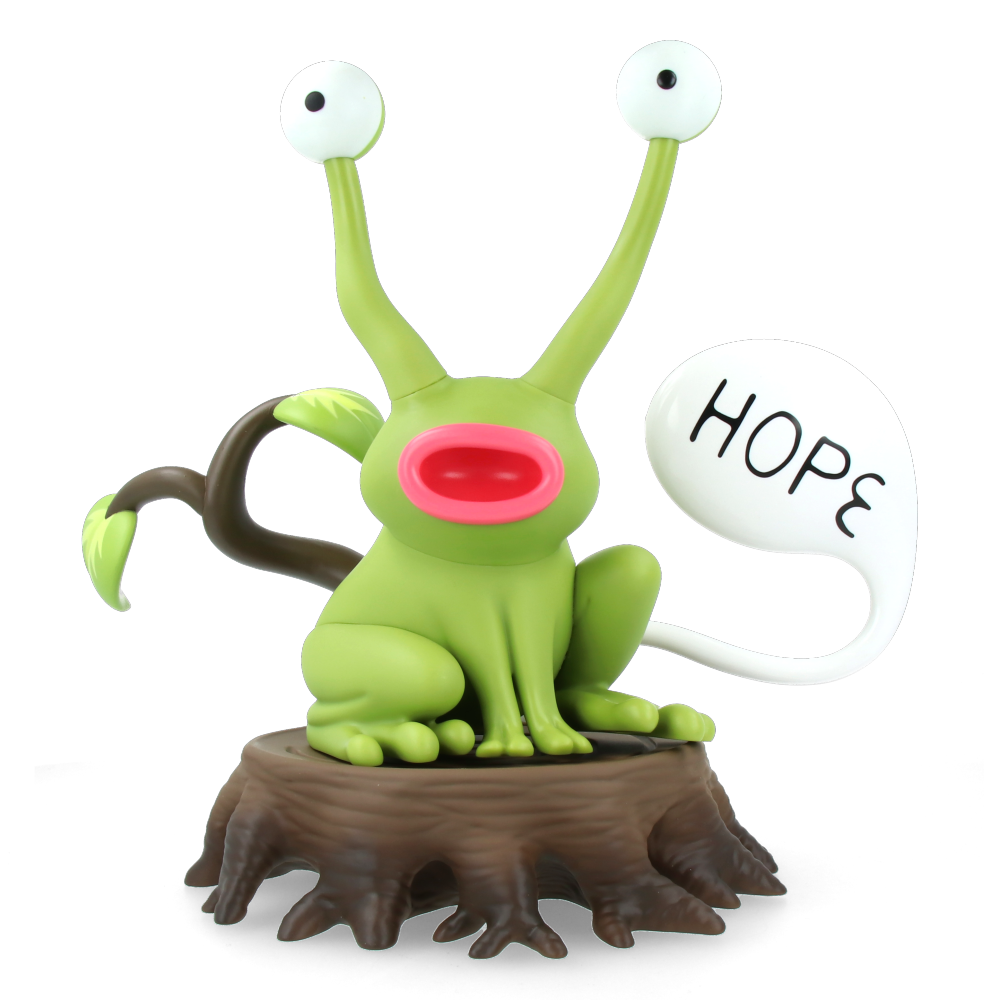 Jeremiah the Innocent Frog Vinyl Sculpture – Hope – Edition.