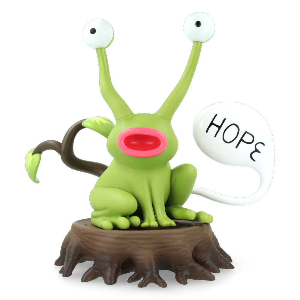 Jeremiah the Innocent Frog Vinyl Sculpture – Hope – Edition.