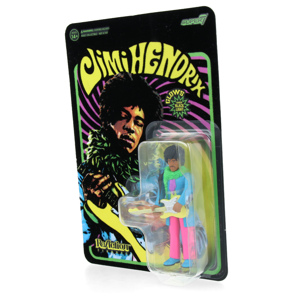 Jimi hendrix ReAction Figures - Blacklight (Are You Experienced)