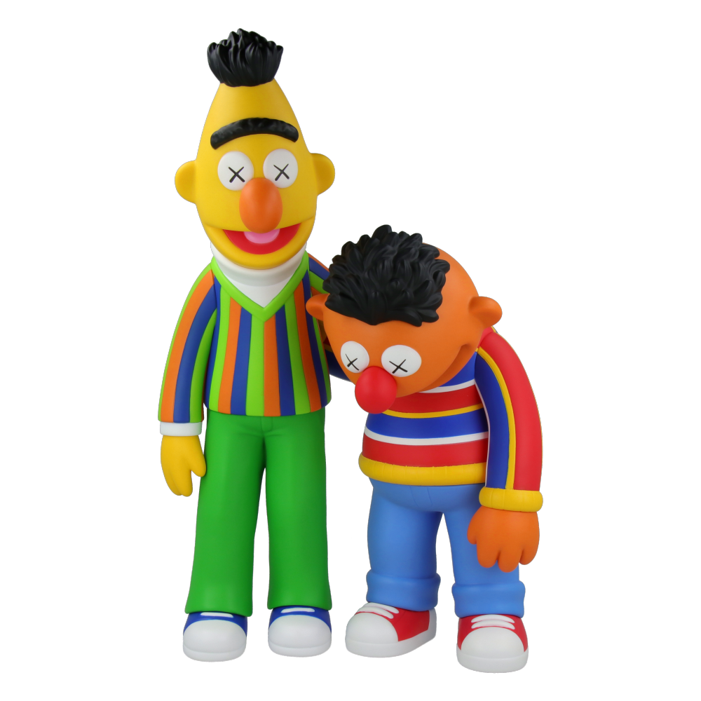 Kaws & Sesame Street - Bert and Ernie Figures