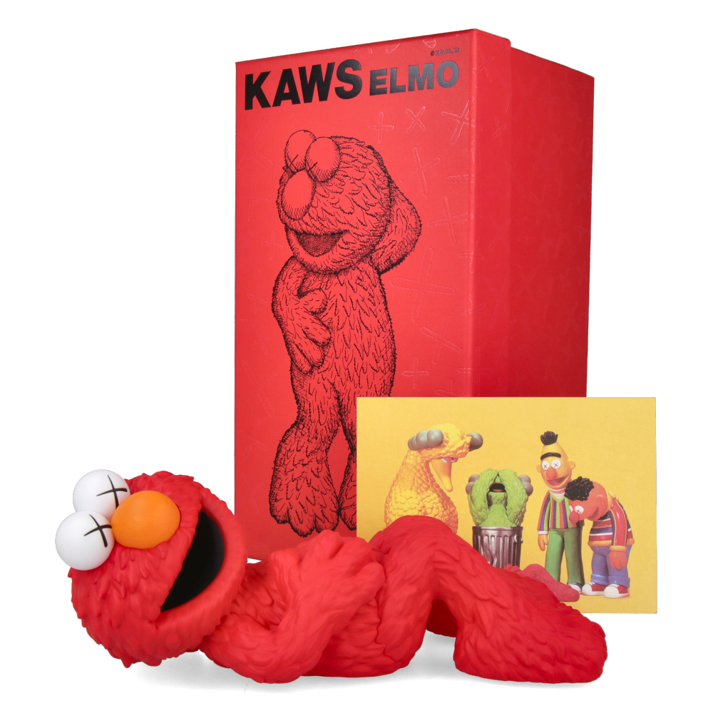 Kaws & Sesame Street - Elmo Figure