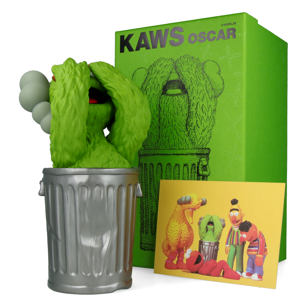 Kaws & Sesame Street - Oscar Figure