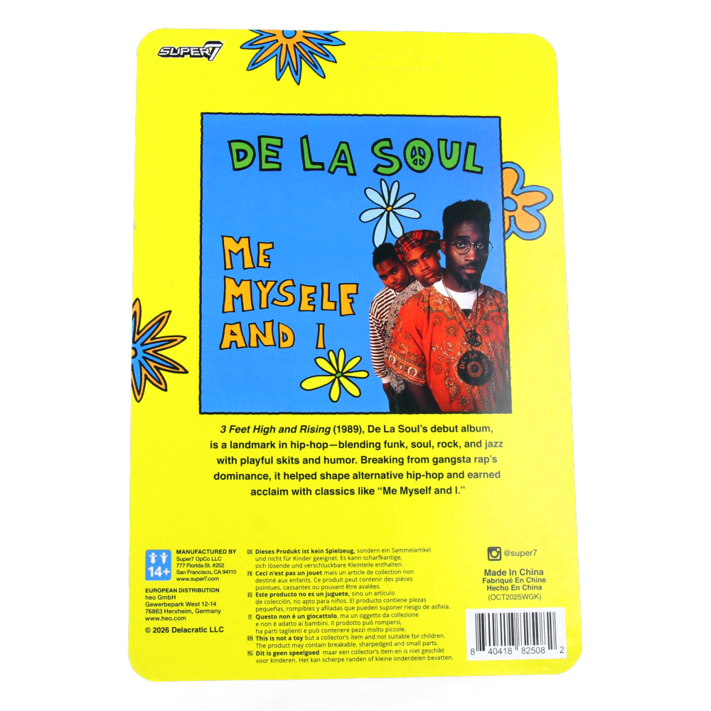 Kelvin "Posdnuos" Mercer (Me, Myself & I) - De La Soul ReAction Figures Wave 1