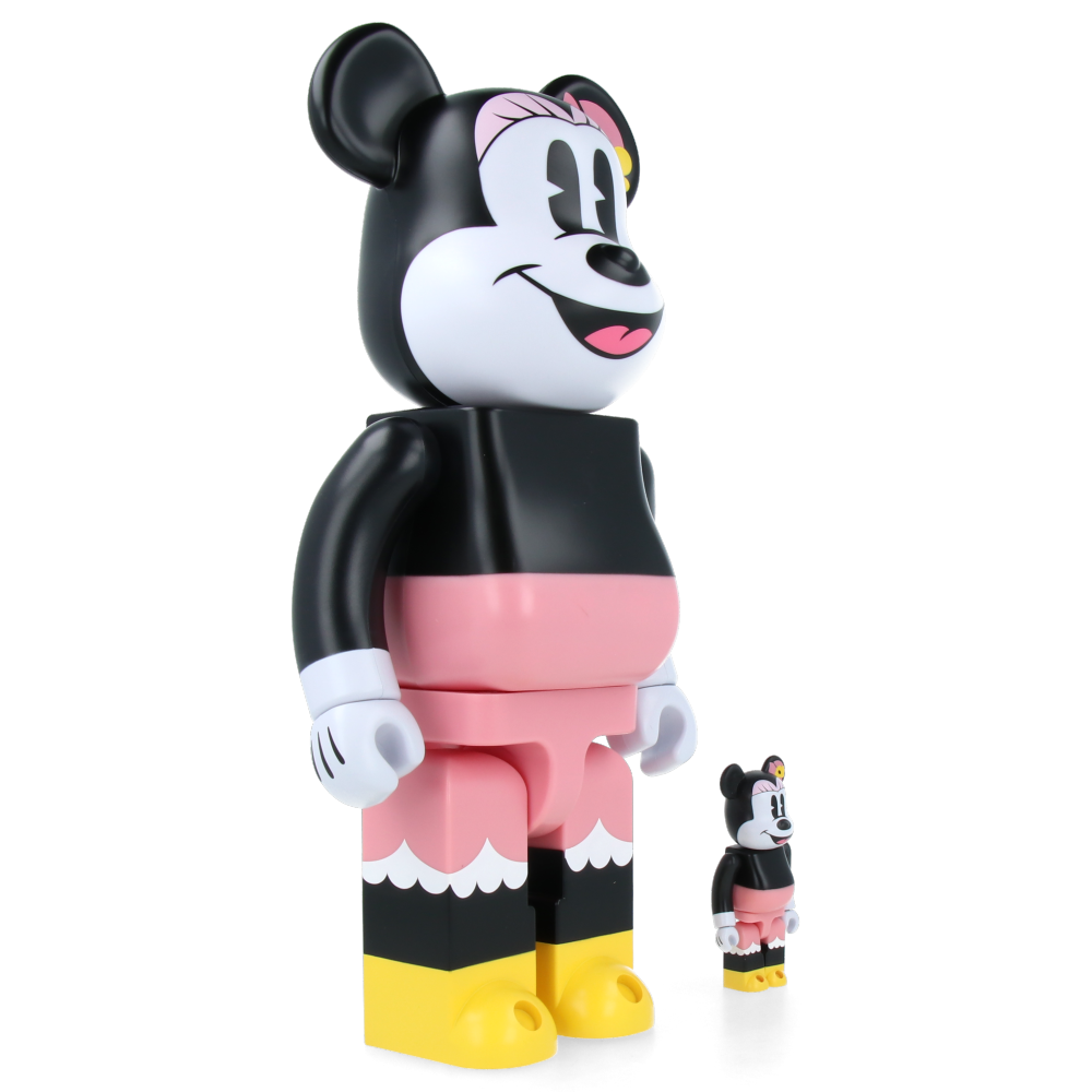 400% + 100% Bearbrick Box Lunch Minnie Mouse