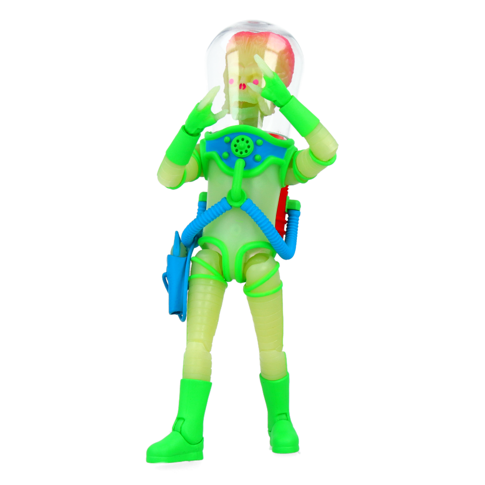 Martian (Invasion Begins, Glow) - Mars Attack ULTIMATES! Wave 2