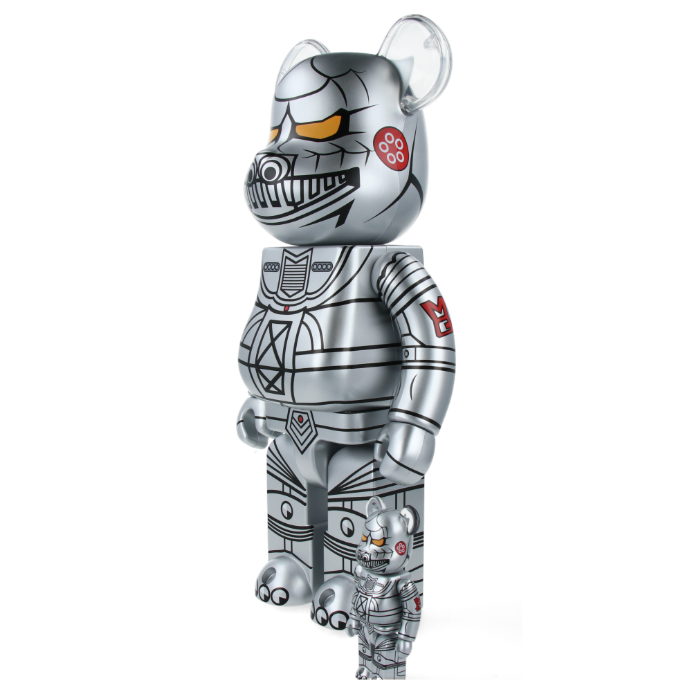 400% + 100% Bearbrick Mechagodzilla (1974)