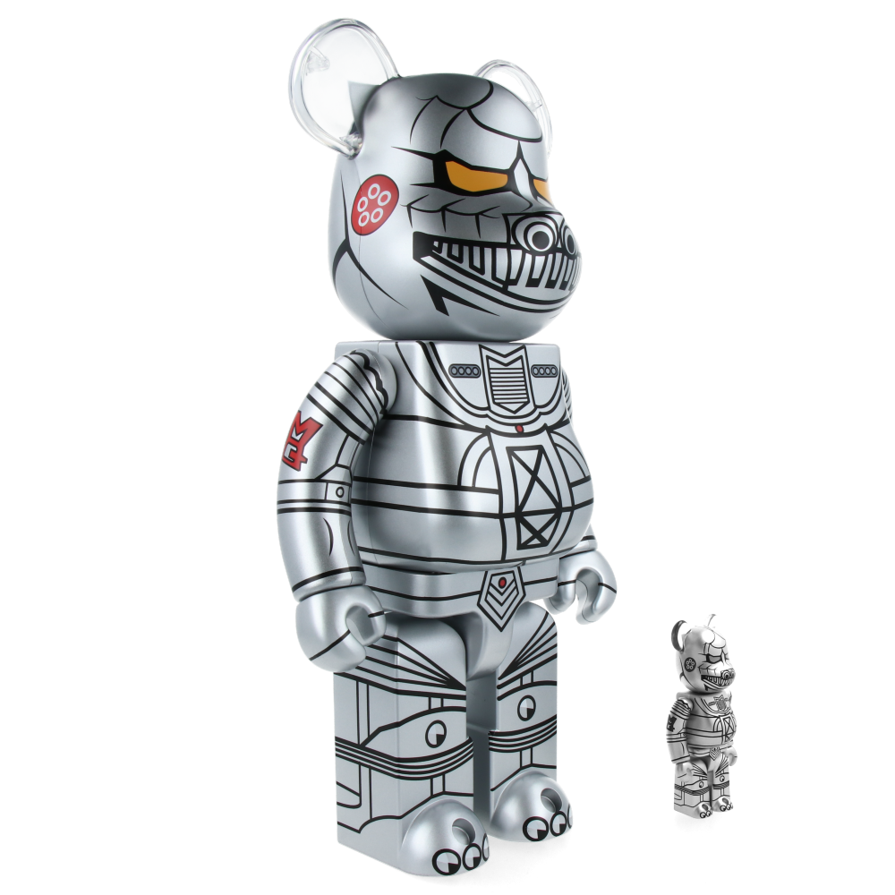 400% + 100% Bearbrick Mechagodzilla (1974)