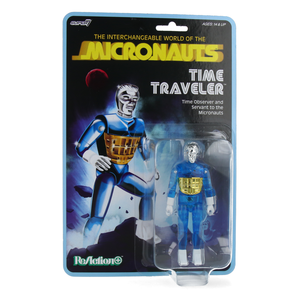 Micronauts ReAction+ Wave 3 - Time Traveler (Translucent Blue)